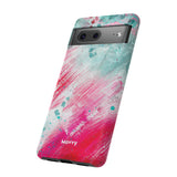 Aquaberry Brushstrokes-Phone Case-Printify-Movvy