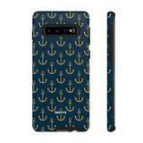 Gold Anchors-Phone Case-Printify-Samsung Galaxy S10-Matte-Movvy
