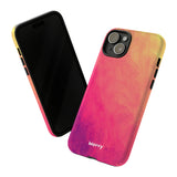 Sunset Brushstrokes-Phone Case-Printify-Movvy