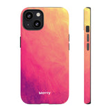 Sunset Brushstrokes-Phone Case-Printify-iPhone 13-Matte-Movvy