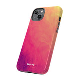Sunset Brushstrokes-Phone Case-Printify-Movvy