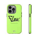 FLOW (Lime)-Phone Case-Printify-Movvy