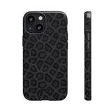 Onyx Leopard-Phone Case-Printify-iPhone 13 Mini-Glossy-Movvy