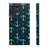 Anchor Hearts-Phone Case-Printify-Samsung Galaxy S22 Ultra-Glossy-Movvy