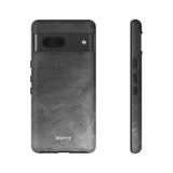Grayscale Brushstrokes-Phone Case-Printify-Google Pixel 7-Matte-Movvy