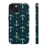 Anchor Hearts-Phone Case-Printify-iPhone 13-Glossy-Movvy