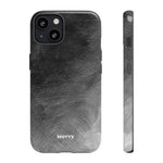 Grayscale Brushstrokes-Phone Case-iPhone 13-Glossy-Movvy
