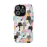 Cat Lady-Phone Case-Printify-iPhone 16 Pro-Matte-Movvy