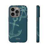 Wheel and Anchor-Phone Case-Printify-iPhone 14 Pro-Matte-Movvy