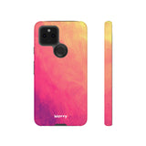 Sunset Brushstrokes-Phone Case-Printify-Google Pixel 5 5G-Matte-Movvy