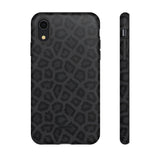 Onyx Leopard-Phone Case-Printify-iPhone XR-Matte-Movvy