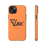 FLOW (Orange)-Phone Case-Printify-iPhone 14 Plus-Matte-Movvy