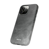 Grayscale Brushstrokes-Phone Case-Printify-Movvy