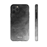 Grayscale Brushstrokes-Phone Case-Printify-iPhone 11 Pro-Glossy-Movvy