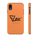 FLOW (Orange)-Phone Case-Printify-iPhone XR-Glossy-Movvy