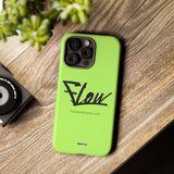 FLOW (Lime)-Phone Case-Printify-Movvy