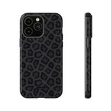 Onyx Leopard-Phone Case-Printify-iPhone 14 Pro Max-Glossy-Movvy