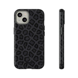 Onyx Leopard-Phone Case-Printify-iPhone 14-Glossy-Movvy