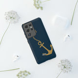 Gold Chained Anchor-Phone Case-Printify-Movvy