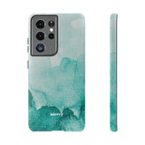 Aquamarine Watercolor-Phone Case-Printify-Samsung Galaxy S21 Ultra-Glossy-Movvy