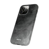 Grayscale Brushstrokes-Phone Case-Printify-Movvy