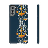Anchored-Phone Case-Printify-Samsung Galaxy S21 Plus-Matte-Movvy