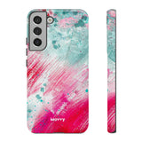 Aquaberry Brushstrokes-Phone Case-Printify-Samsung Galaxy S22 Plus-Glossy-Movvy
