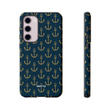 Gold Anchors-Phone Case-Printify-Samsung Galaxy S23 Plus-Glossy-Movvy
