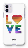 Rainbow Love-Phone Case-Prodigi-iPhone 11-Snap-Gloss-Movvy