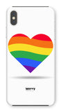 Rainbow Heart-Phone Case-Prodigi-iPhone XS Max-Snap-Gloss-Movvy