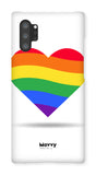 Rainbow Heart-Phone Case-Prodigi-Galaxy Note 10P-Snap-Gloss-Movvy