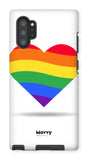 Rainbow Heart-Phone Case-Prodigi-Galaxy Note 10P-Tough-Gloss-Movvy