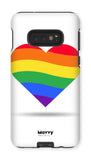 Rainbow Heart-Phone Case-Prodigi-Galaxy S10E-Tough-Gloss-Movvy
