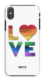Rainbow Love-Phone Case-Prodigi-iPhone XS-Tough-Gloss-Movvy