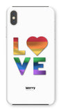 Rainbow Love-Phone Case-Prodigi-iPhone XS Max-Snap-Gloss-Movvy