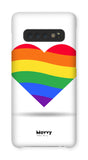 Rainbow Heart-Phone Case-Prodigi-Galaxy S10-Snap-Gloss-Movvy