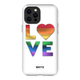 Rainbow Love-Phone Case-Prodigi-iPhone 12 Pro Max-Tough-Gloss-Movvy