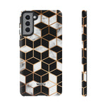 Cubed-Phone Case-Samsung Galaxy S21 Plus-Matte-Movvy
