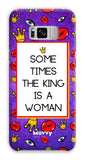 The King-Phone Case-Prodigi-Galaxy S8 Plus-Snap-Gloss-Movvy