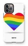 Rainbow Heart-Phone Case-Prodigi-iPhone 11 Pro-Tough-Gloss-Movvy