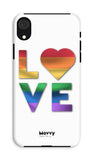 Rainbow Love-Phone Case-Prodigi-iPhone XR-Tough-Gloss-Movvy