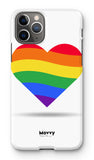 Rainbow Heart-Phone Case-Prodigi-iPhone 11 Pro-Snap-Gloss-Movvy