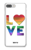 Rainbow Love-Phone Case-Prodigi-iPhone 8 Plus-Snap-Gloss-Movvy