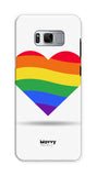 Rainbow Heart-Phone Case-Prodigi-Galaxy S8-Tough-Gloss-Movvy