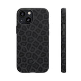Onyx Leopard-Phone Case-iPhone 13 Mini-Matte-Movvy