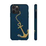 Gold Chained Anchor-Phone Case-iPhone 11 Pro-Glossy-Movvy