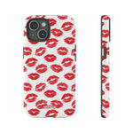 Red Lips-Phone Case-iPhone 15-Glossy-Movvy