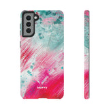 Aquaberry Brushstrokes-Phone Case-Samsung Galaxy S21 Plus-Matte-Movvy