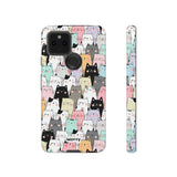 Cat Lady-Phone Case-Google Pixel 5 5G-Glossy-Movvy