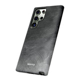 Grayscale Brushstrokes-Phone Case-Movvy